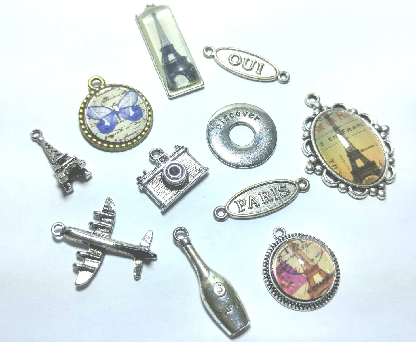 Happy Traveler Charm Set-Paris