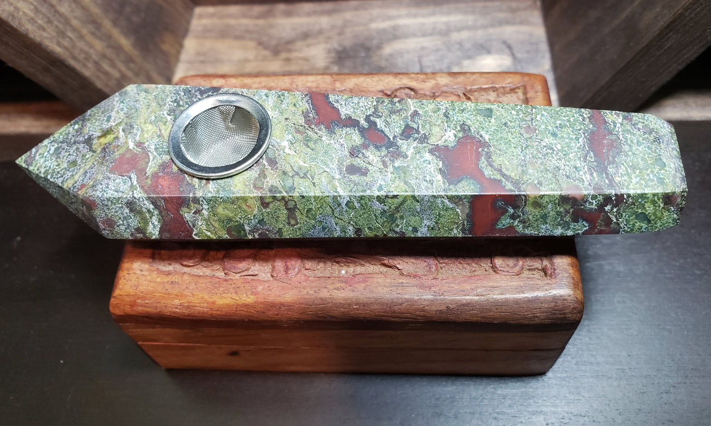 Dragon Blood Natural Stone pipe set