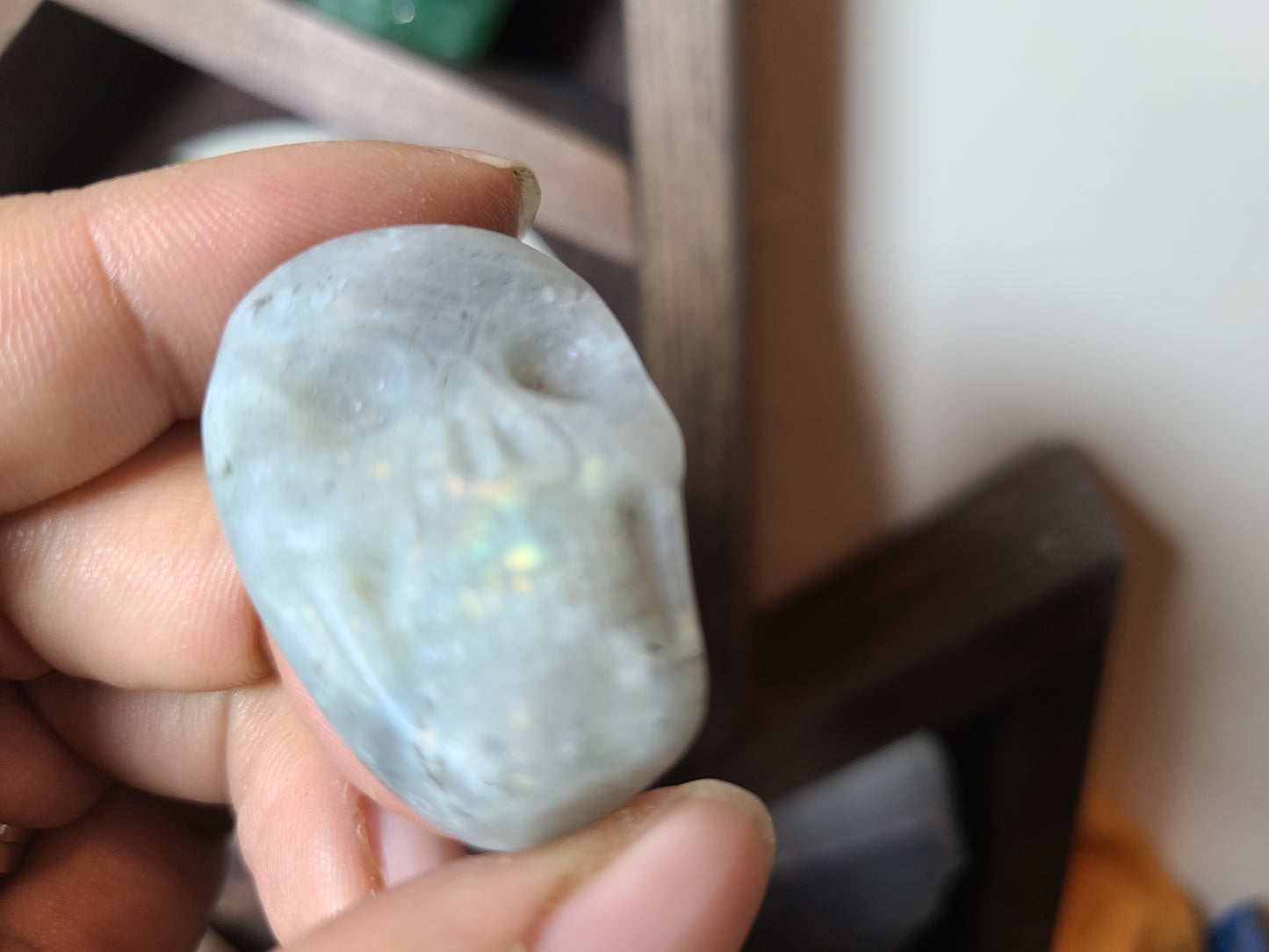 Labradorite Skull