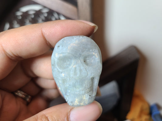 Labradorite Skull