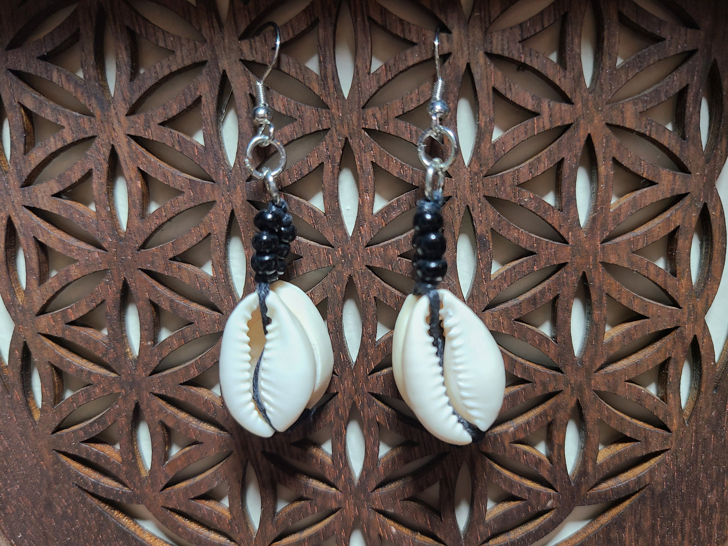 Double Sided Cowrie Shell Drops