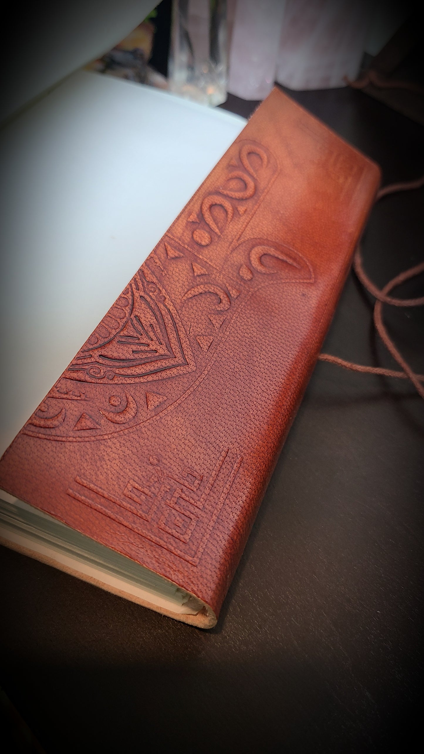 Hand of Fatima Leather Journal