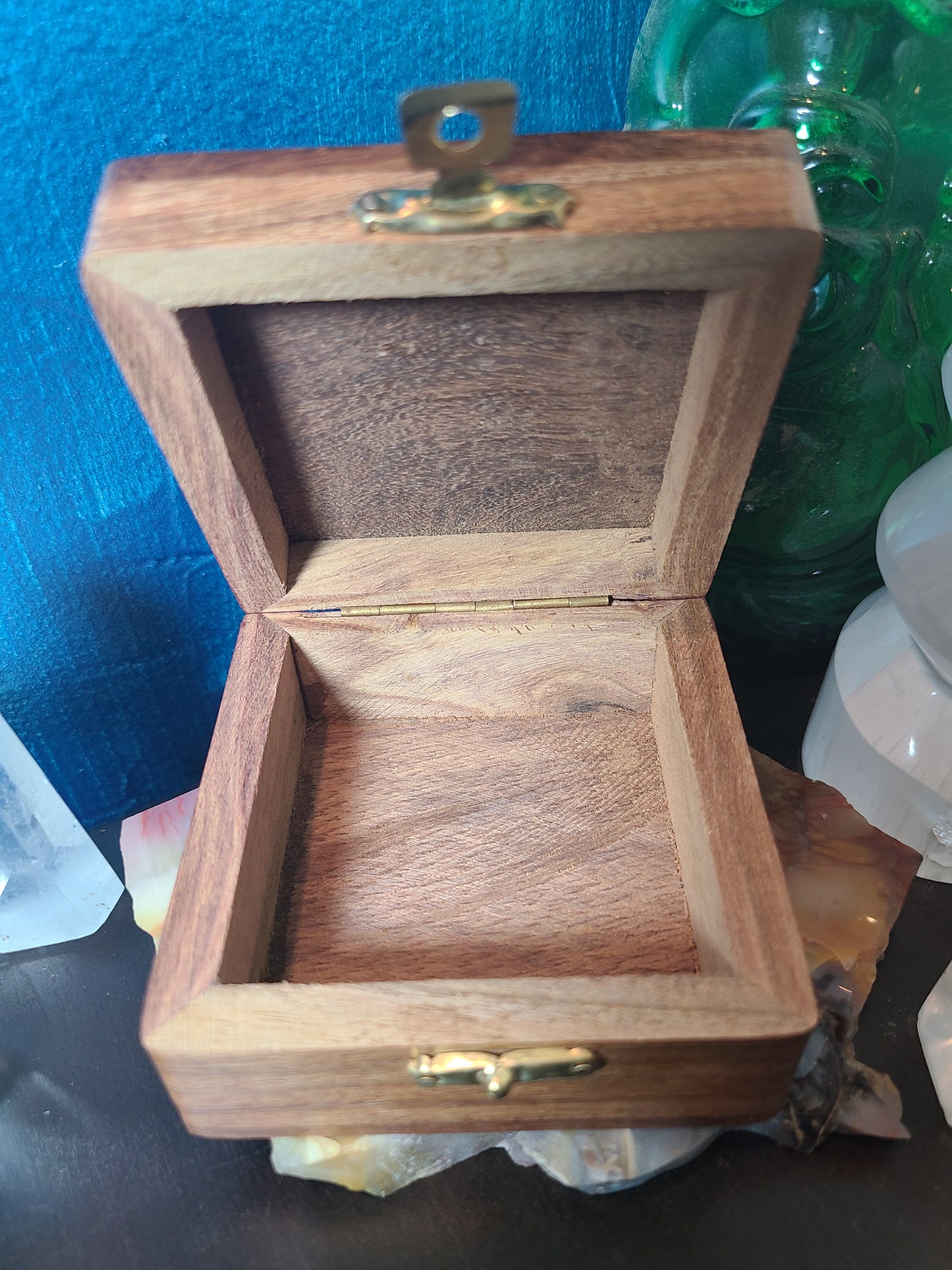 Small Wooden Box - Cross