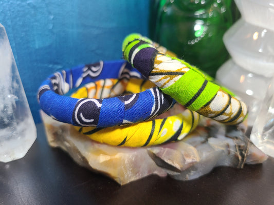 African Fabric Bracelets - child