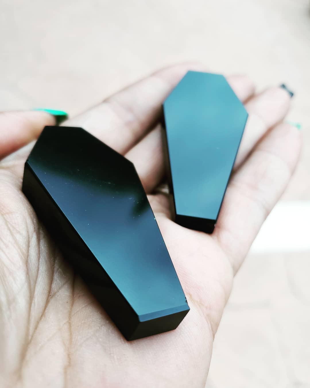 Black Obsidian Coffin