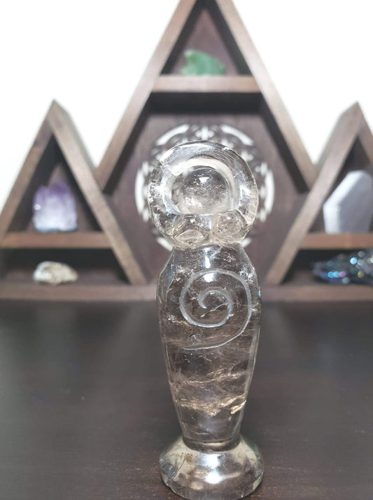 Goddess Figurine Smokey Quartz