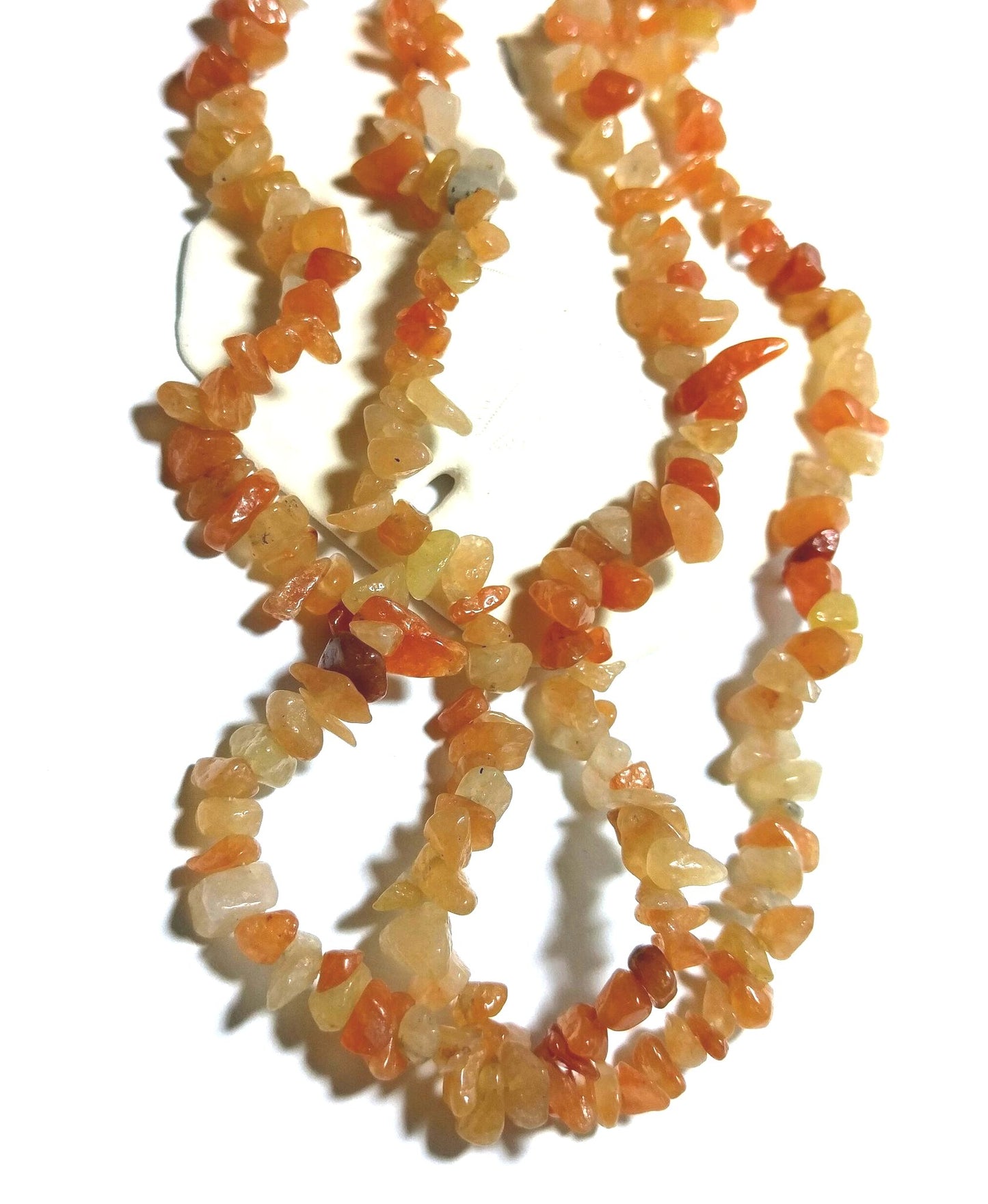 One Extra Long Strand of Genuine Red Aventurine