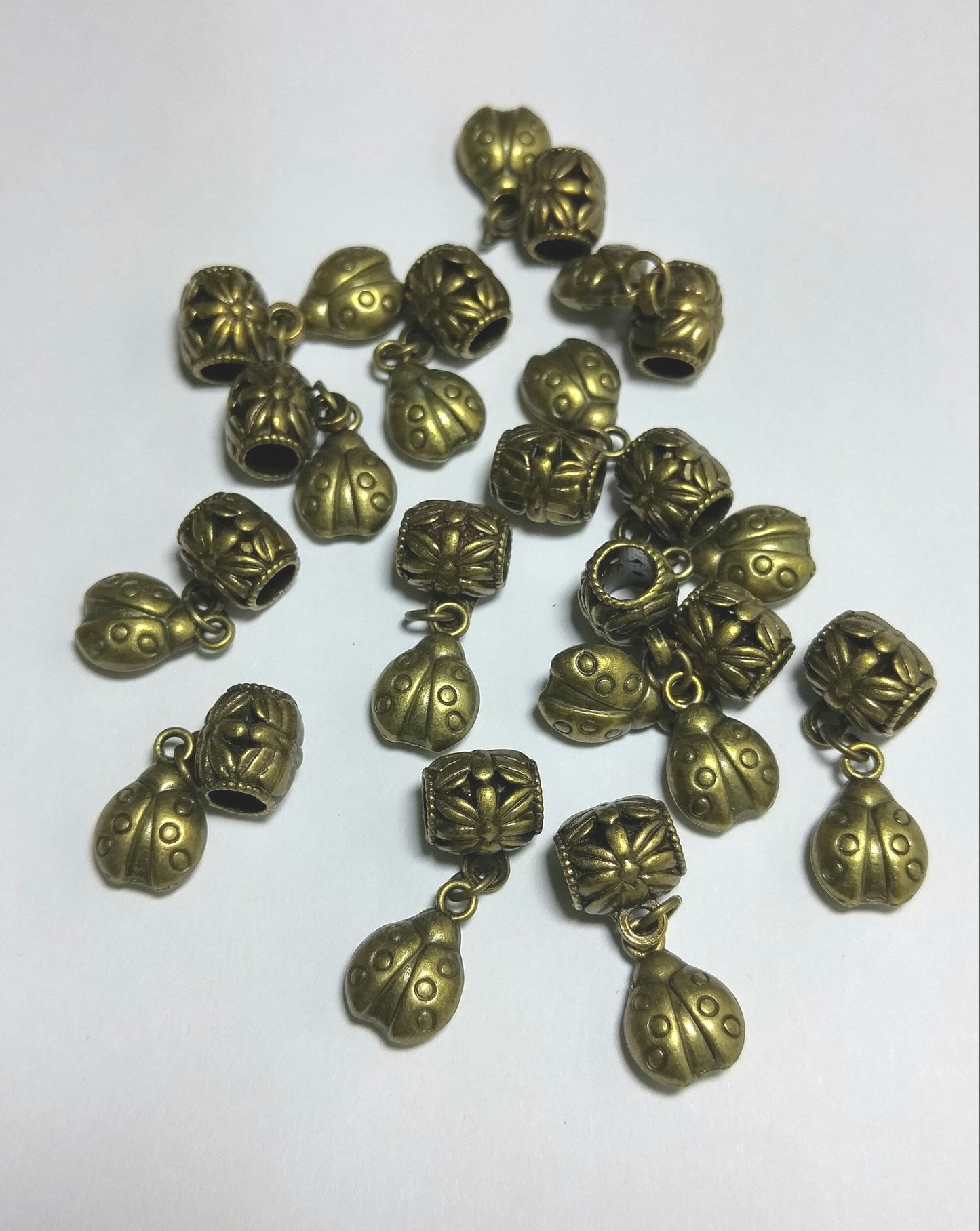 20 Euro Ladybug Charm Dangles