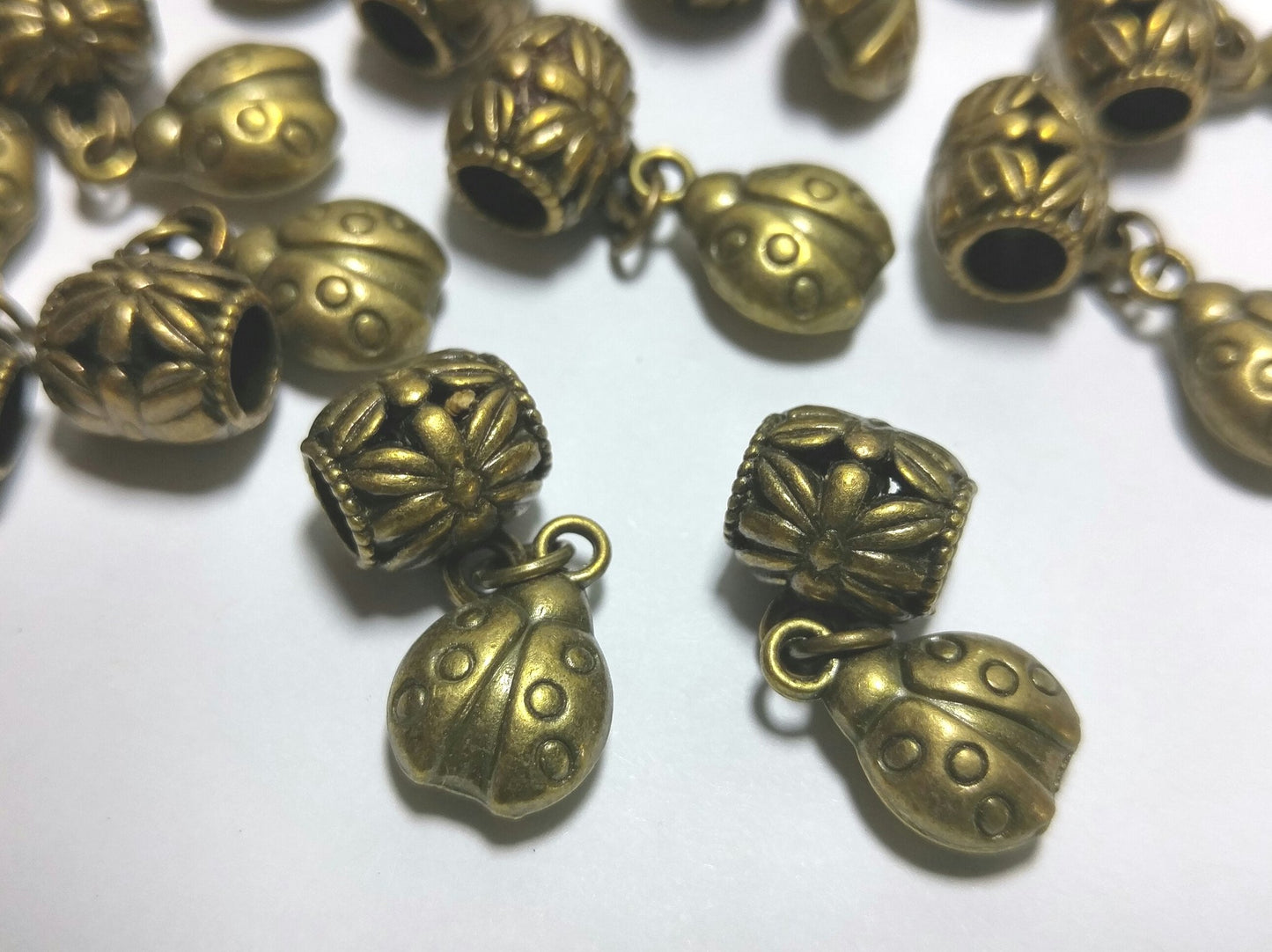 20 Euro Ladybug Charm Dangles