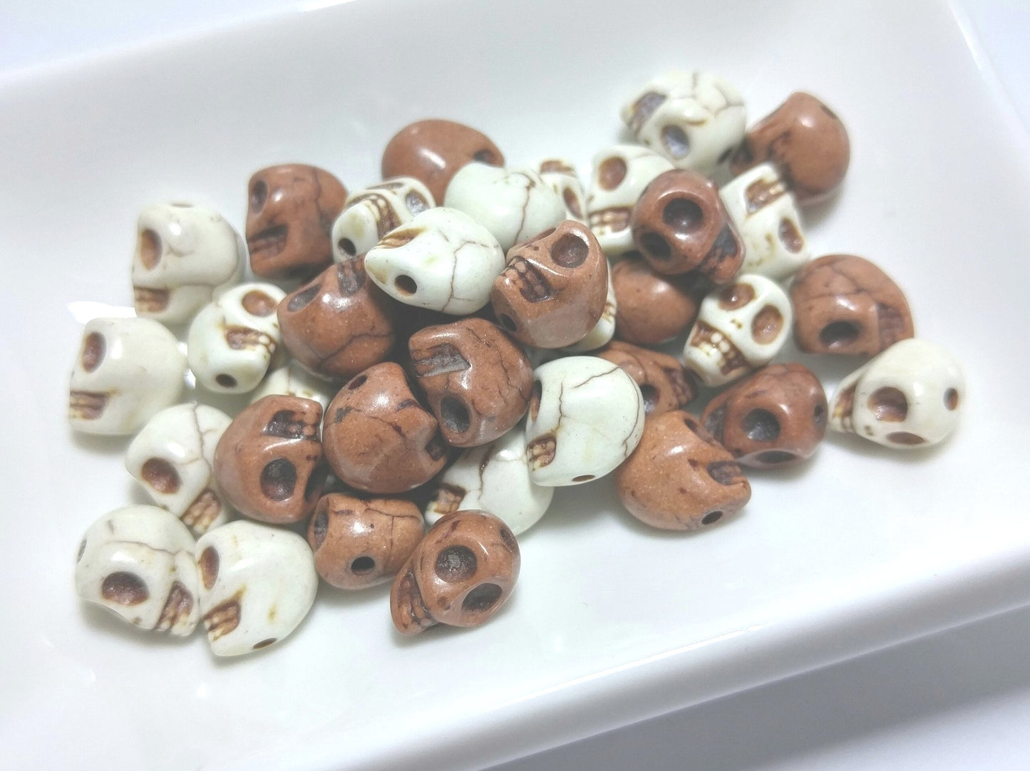 40 Magnesite Skulls-Coffee & Cream