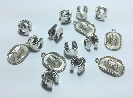 15 Wild West Charm/Bead Set