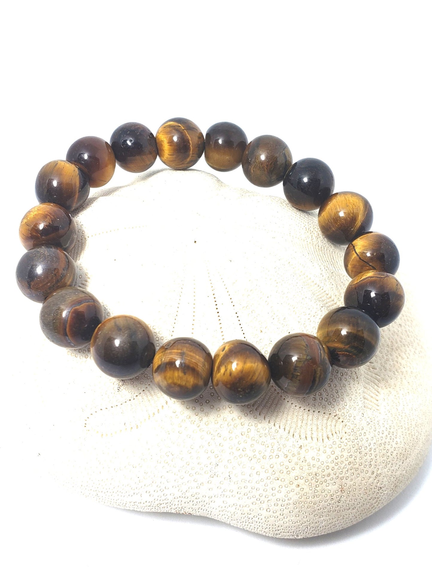Tiger's eye bracelet.