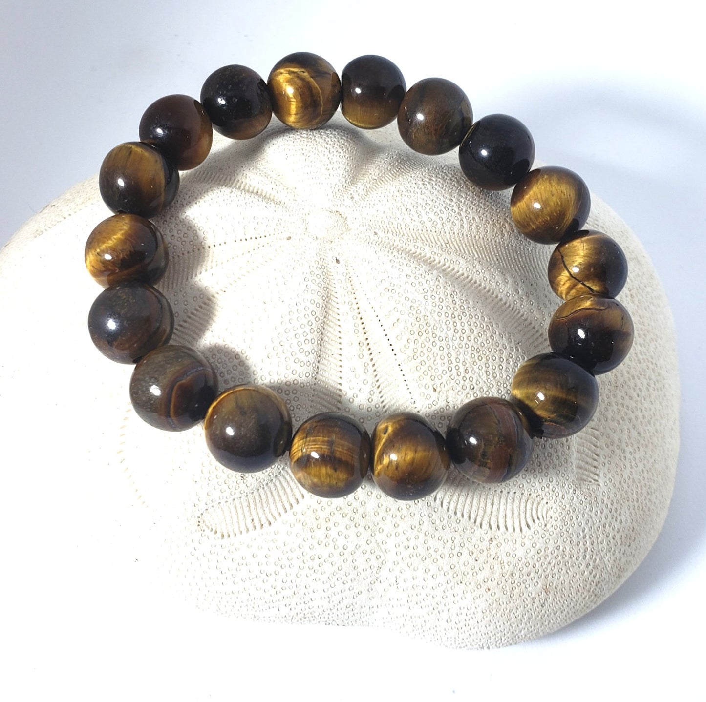 Tiger's eye bracelet.