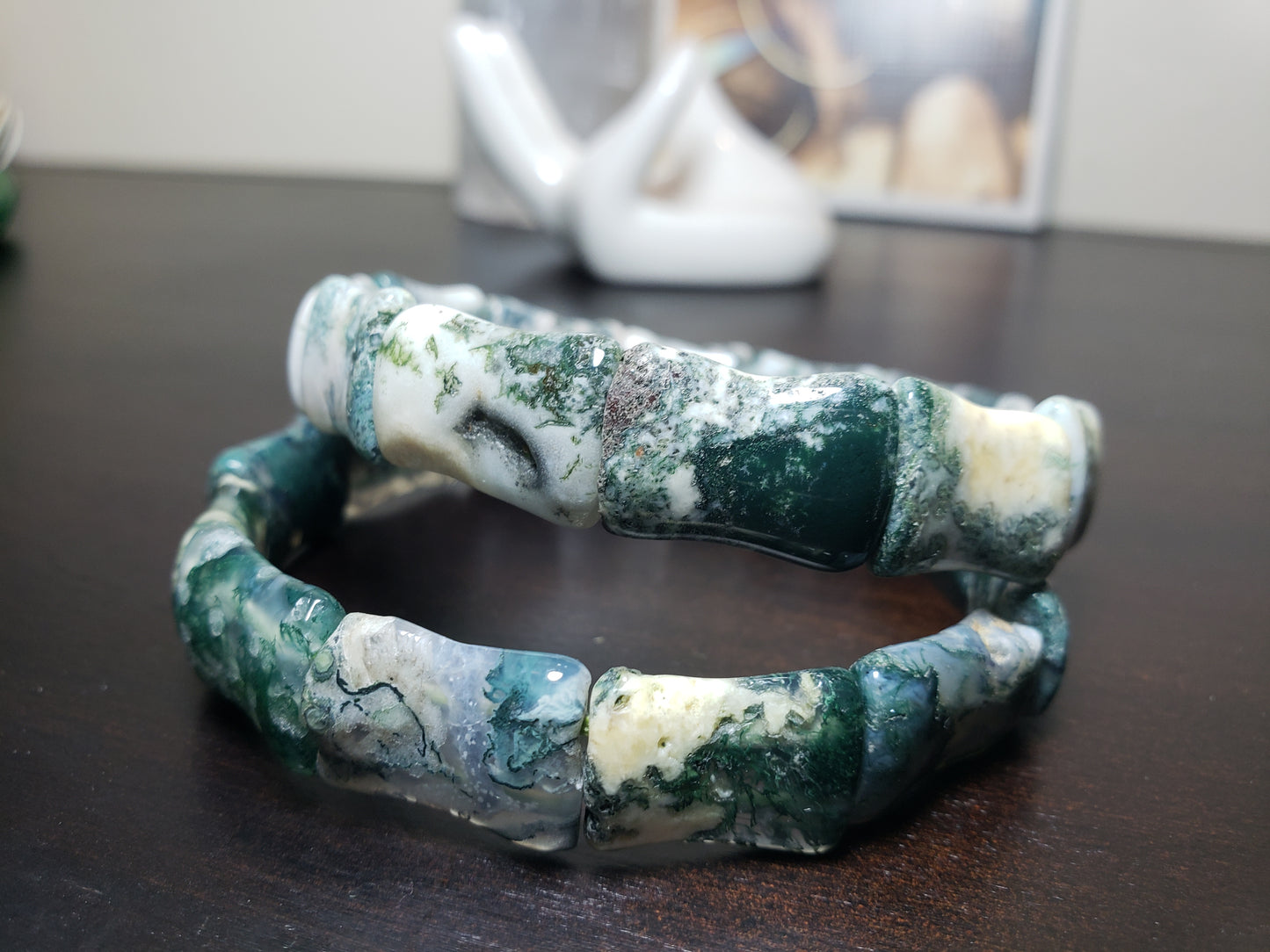 Moss Agate Bracelets