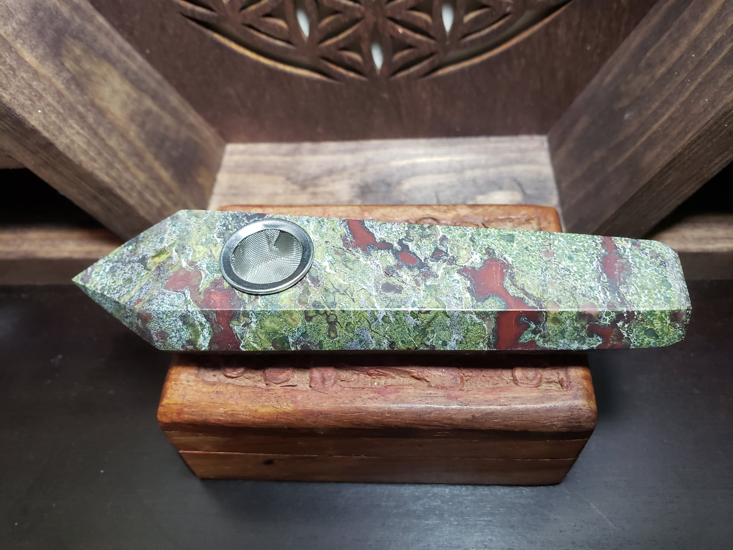 Dragon Blood Natural Stone pipe set