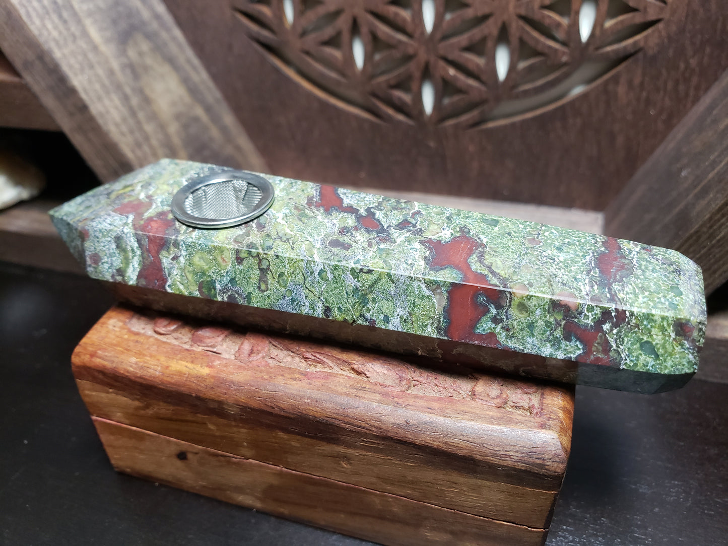 Dragon Blood Natural Stone pipe set