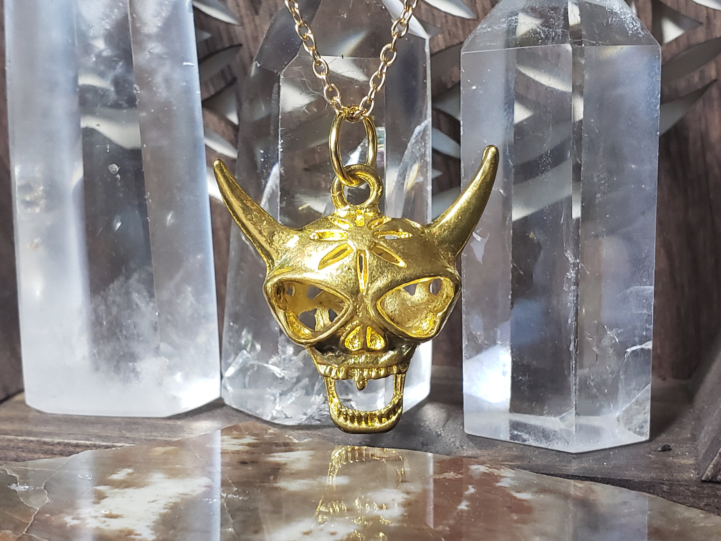 Lil demon necklace