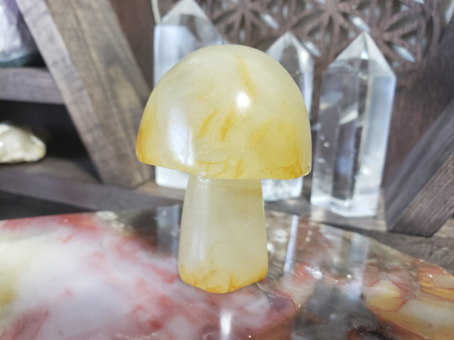 Carnelian Mushroom