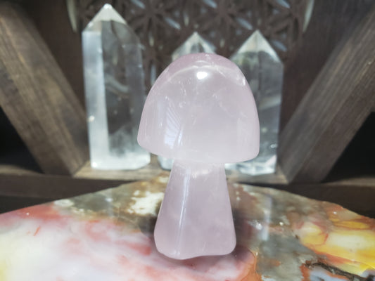 Rose Quartz Mushroom #2