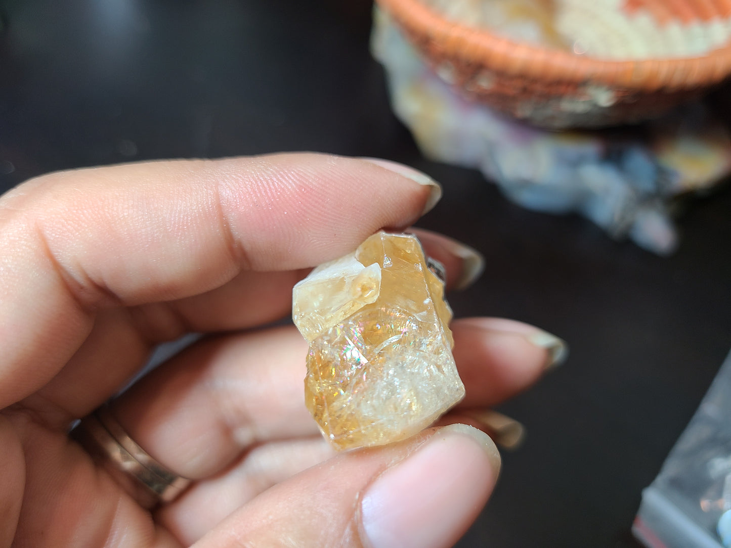 Natural Raw Citrine Pendants