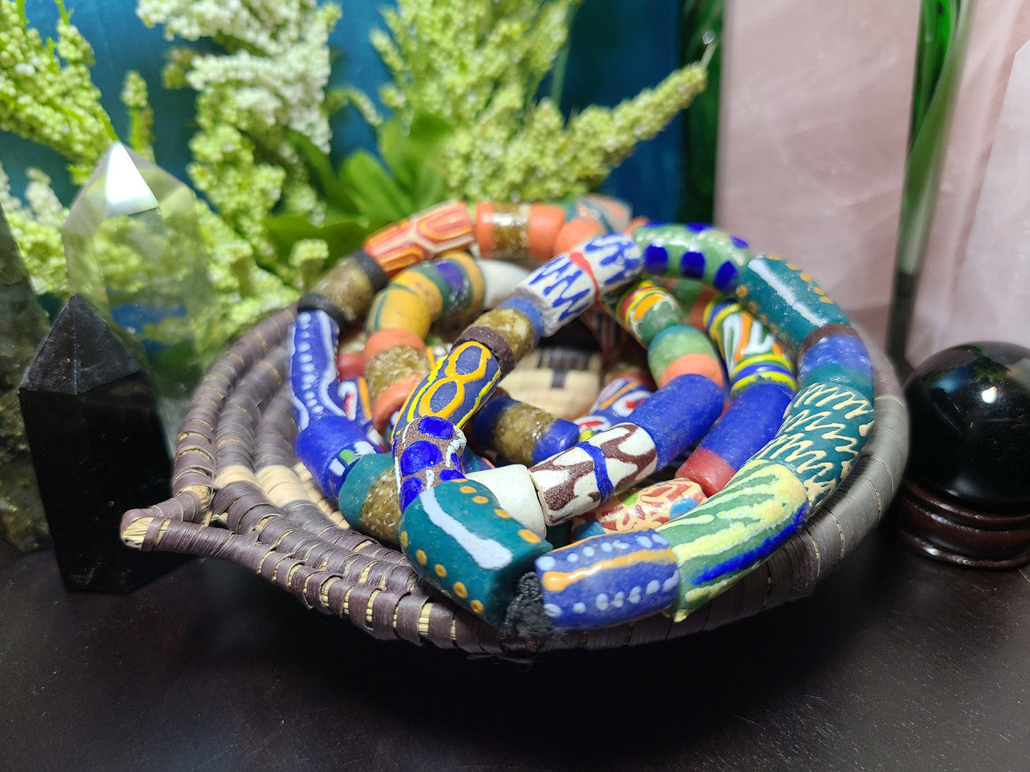 Ghana Trade Bead Bracelets