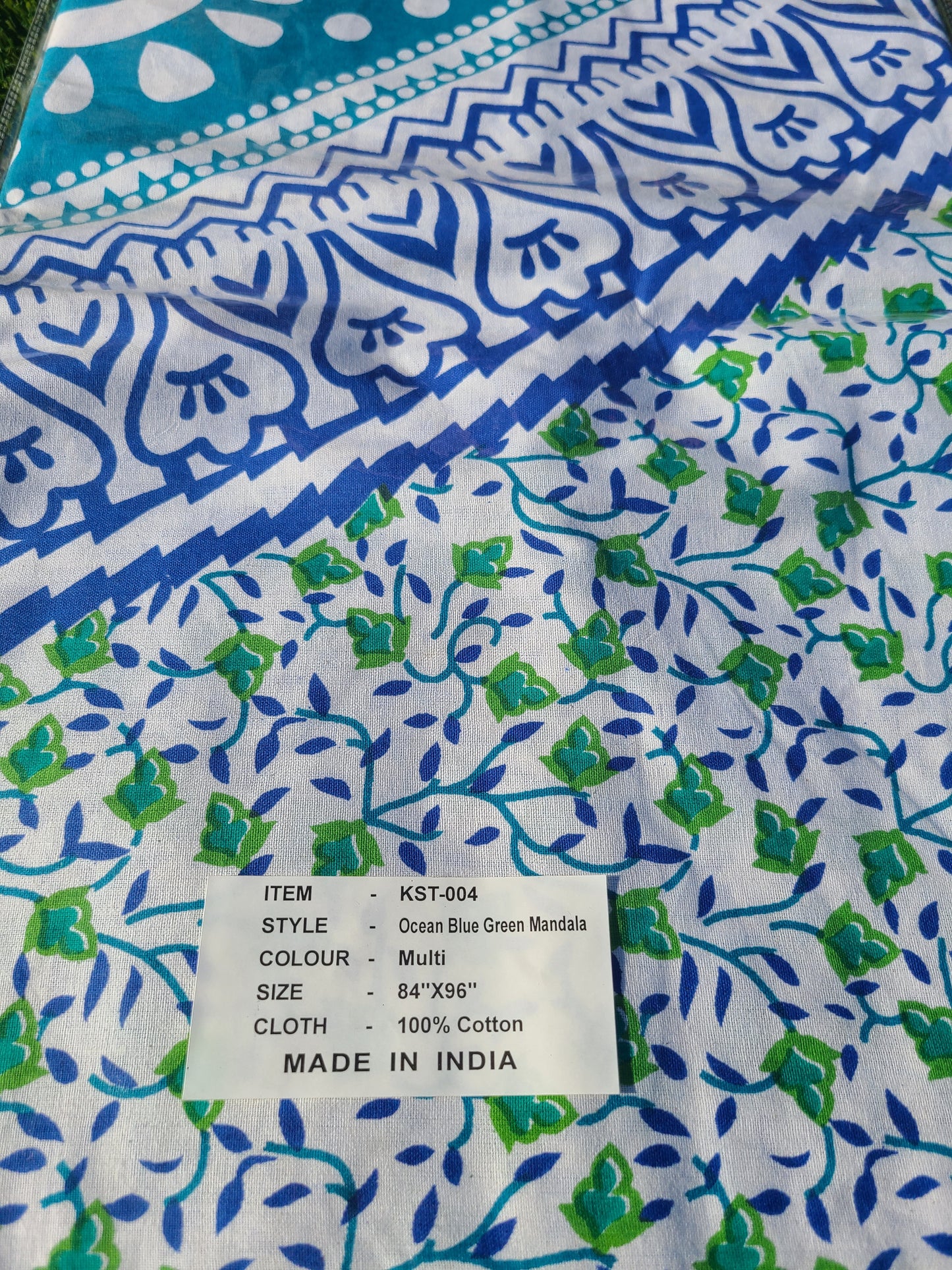 Ocean Mandala Tapestry