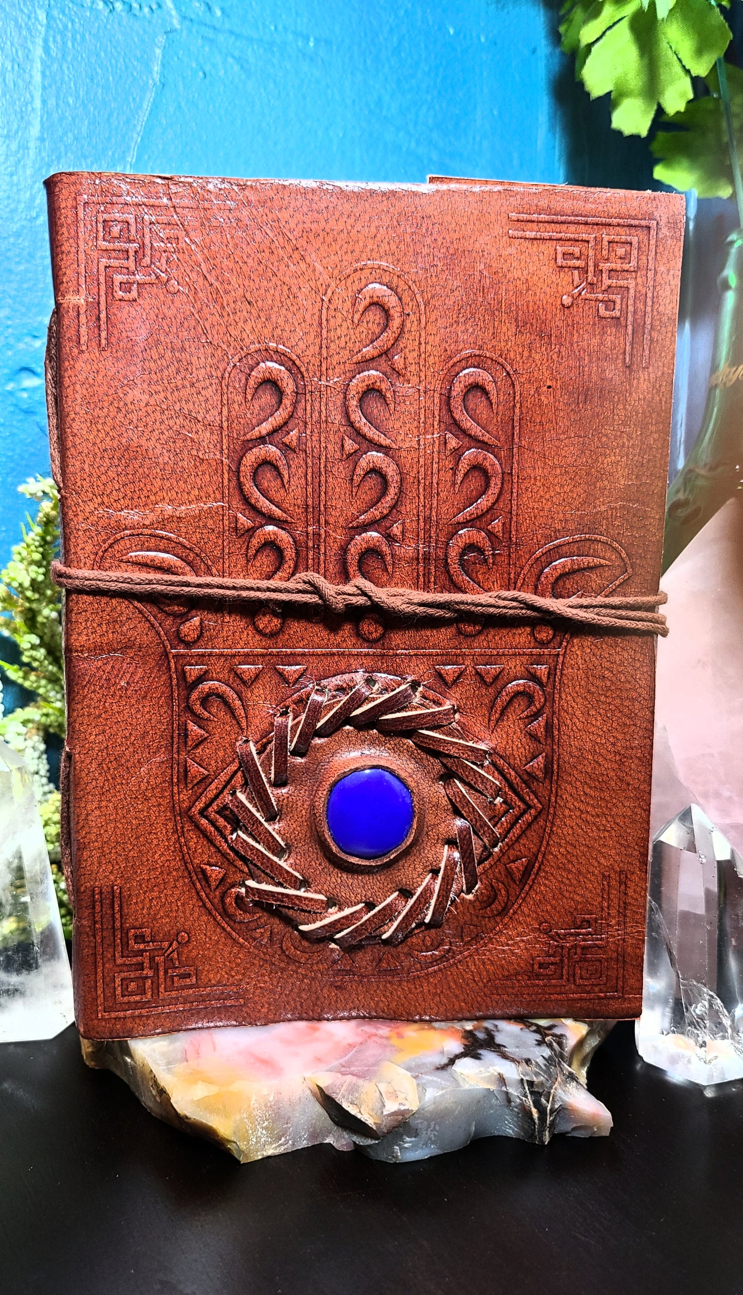 Hand of Fatima Leather Journal