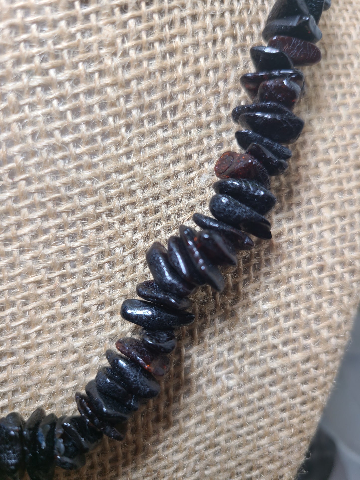 Amber Necklace - darkest amber