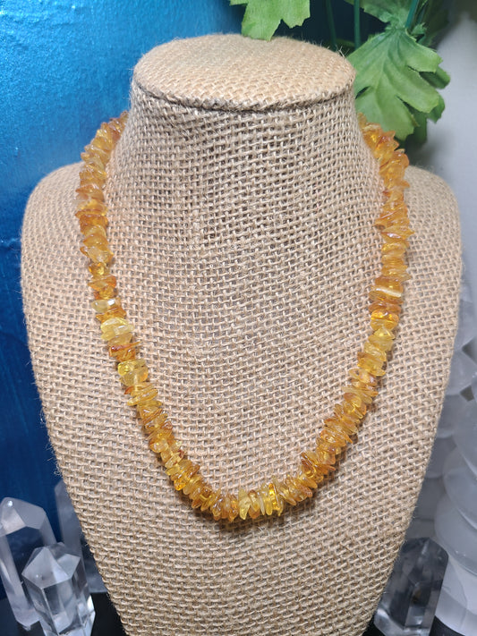 Amber Necklace - Sunshine