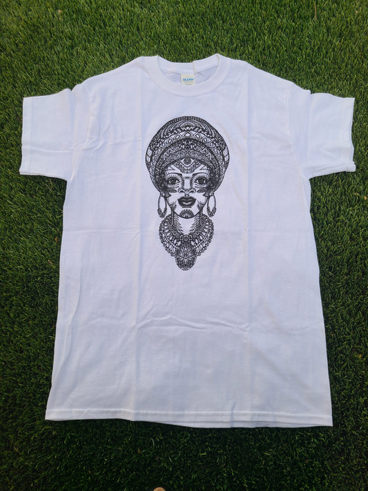 Mandala African Queen T-Shirt