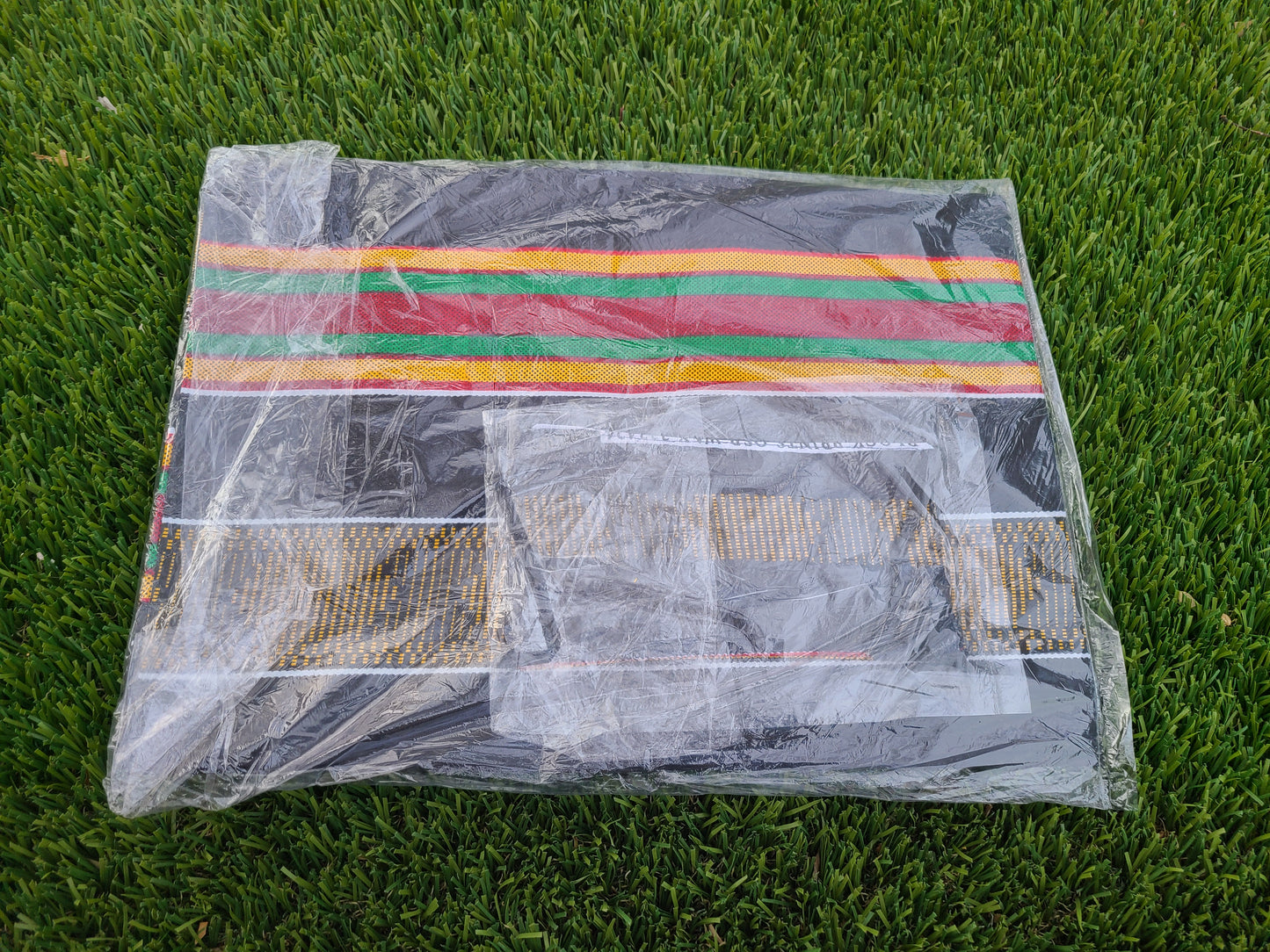 African Print Headwrap plus Matching Mask - 6