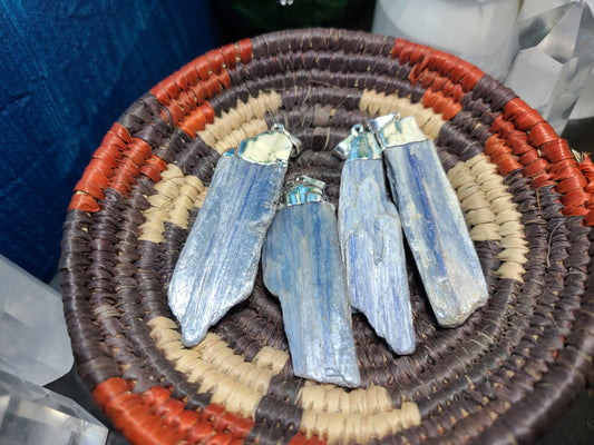 Raw Kyanite Pendant