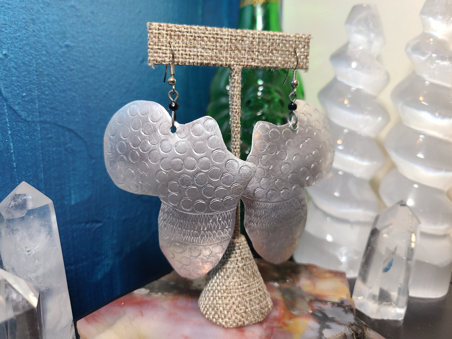 Silver African Earrings