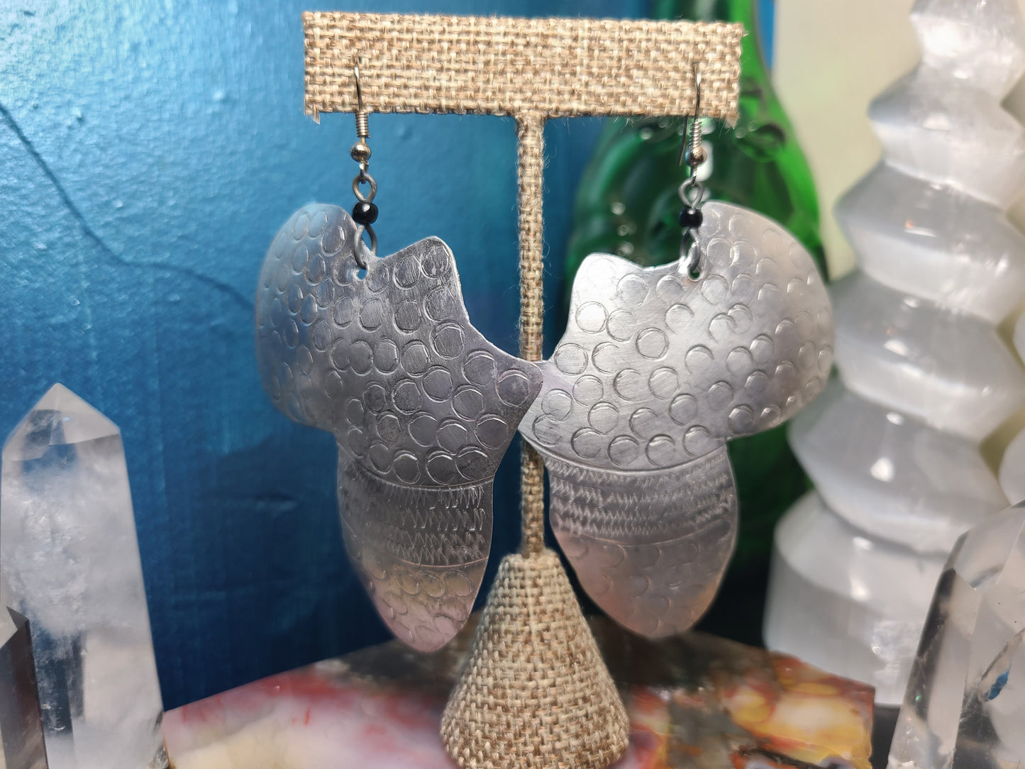 Silver African Earrings