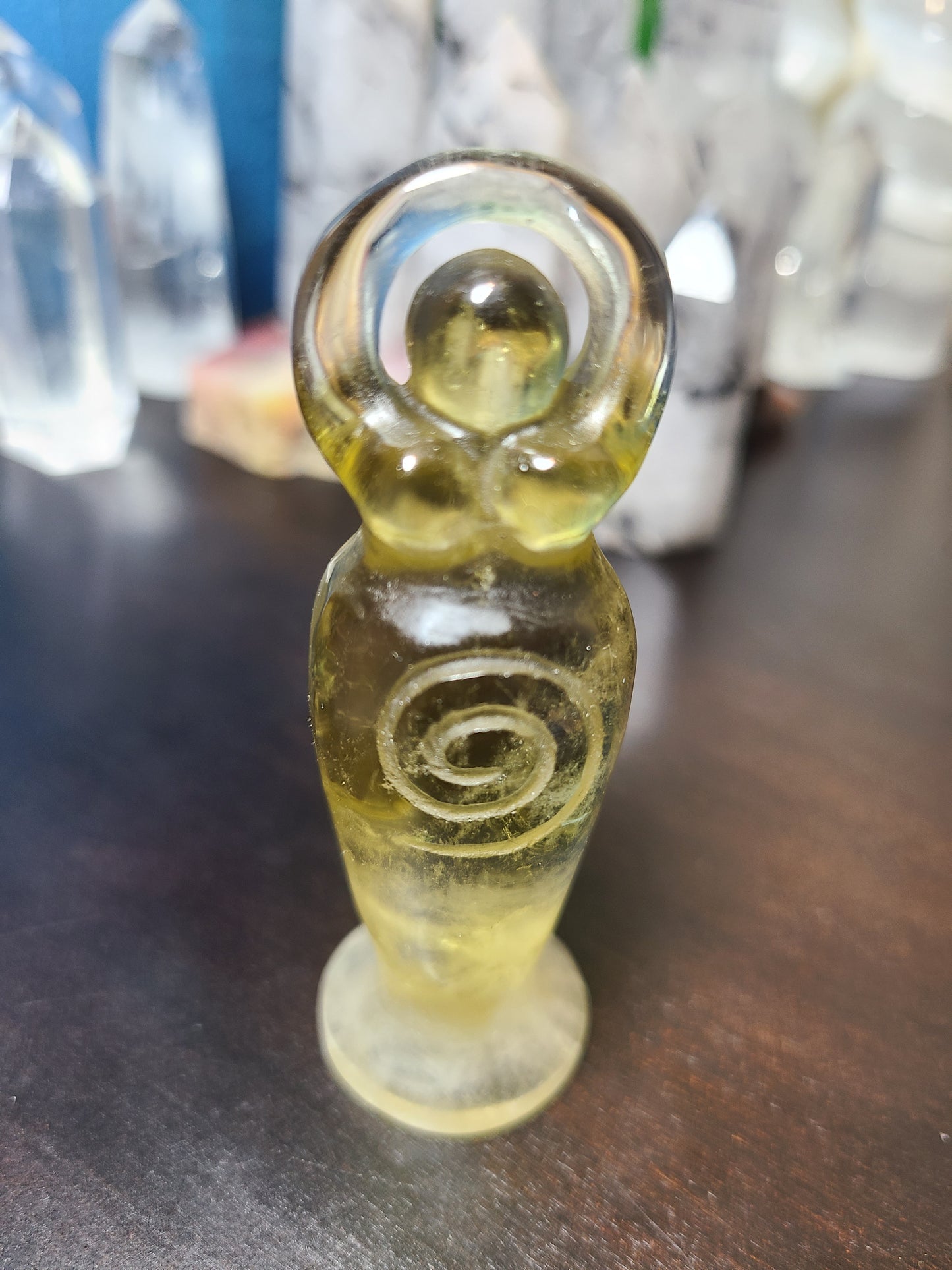 Goddess Figurine Citrine