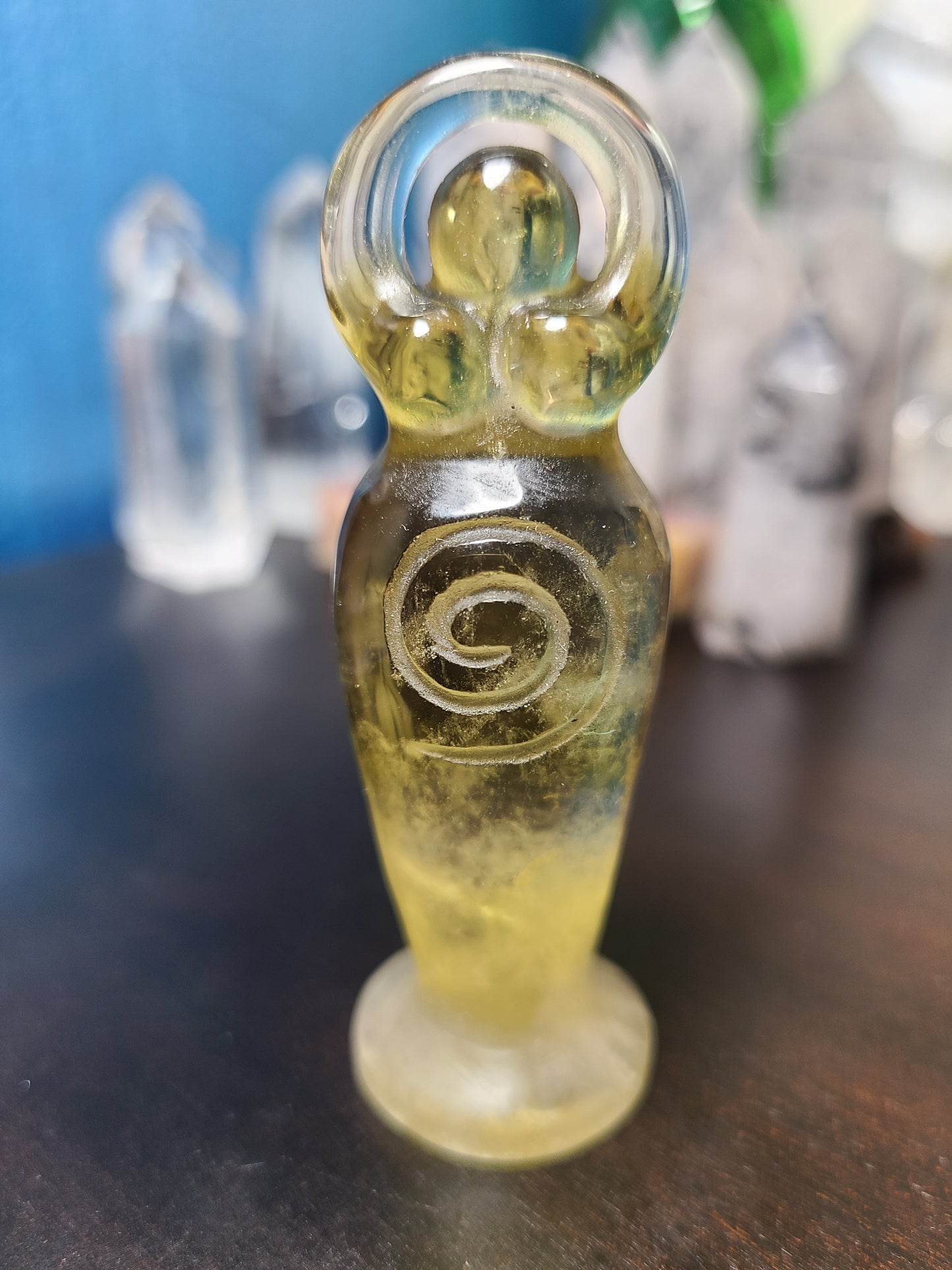 Goddess Figurine Citrine