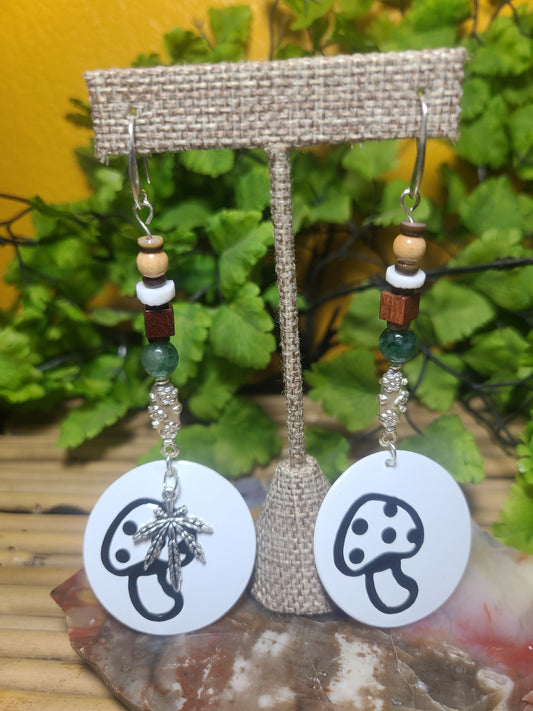 Shroomie Dangle Earrings