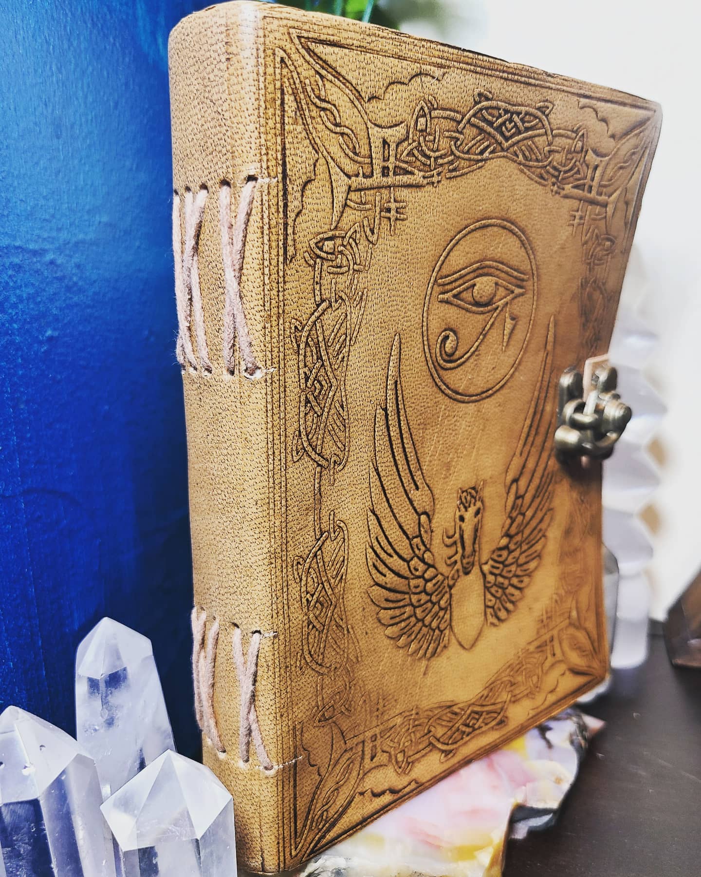 Eye of Horus Leather Journal