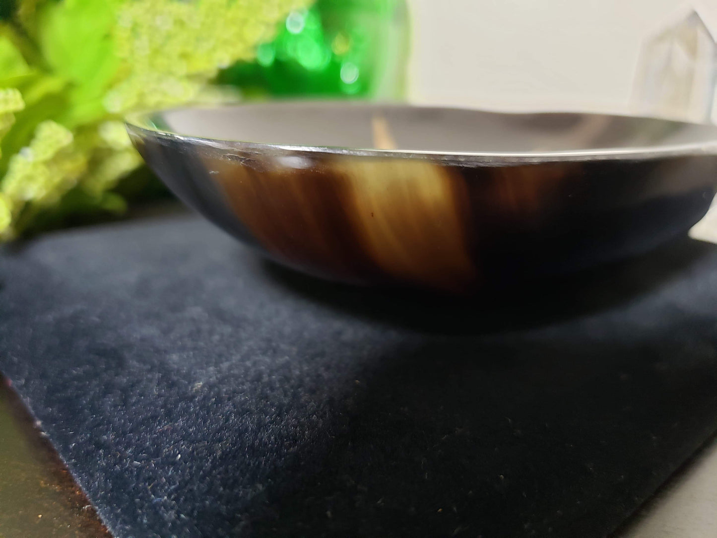 Horn Oval Ritual Bowl