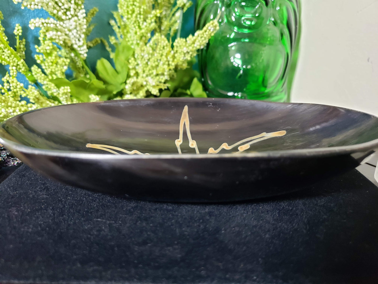 Horn Oval Ritual Bowl