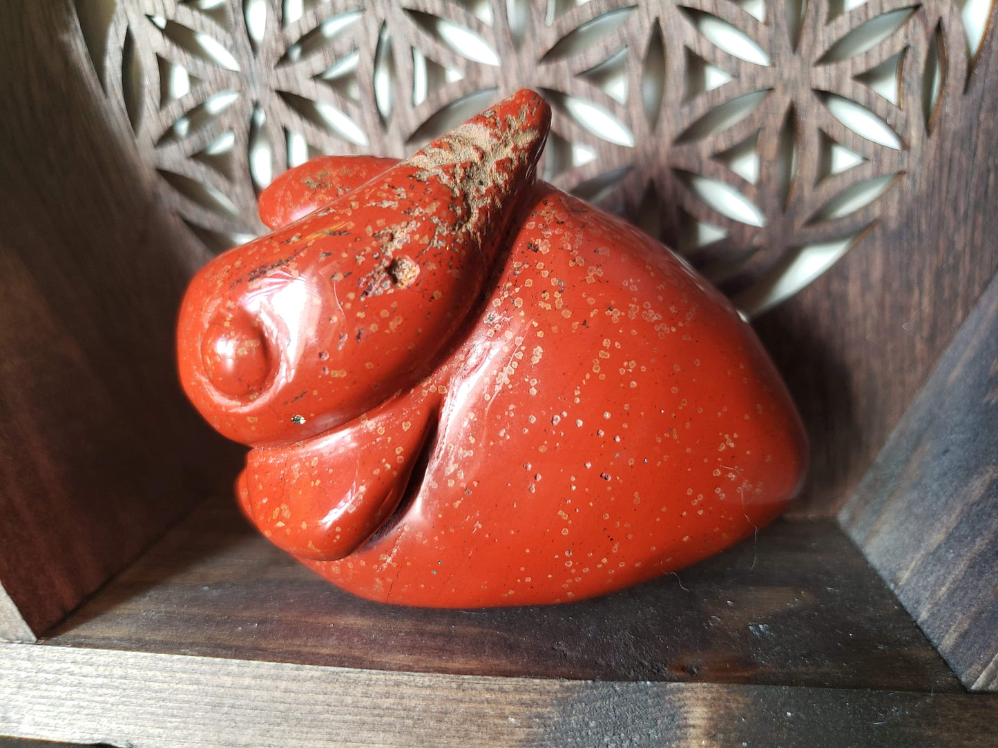 Human Heart Red Jasper